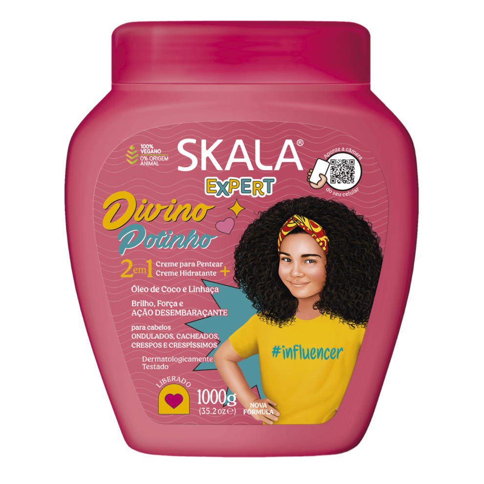 Máscara Skala Divino Potinho Kids 1Kg | 2 em 1