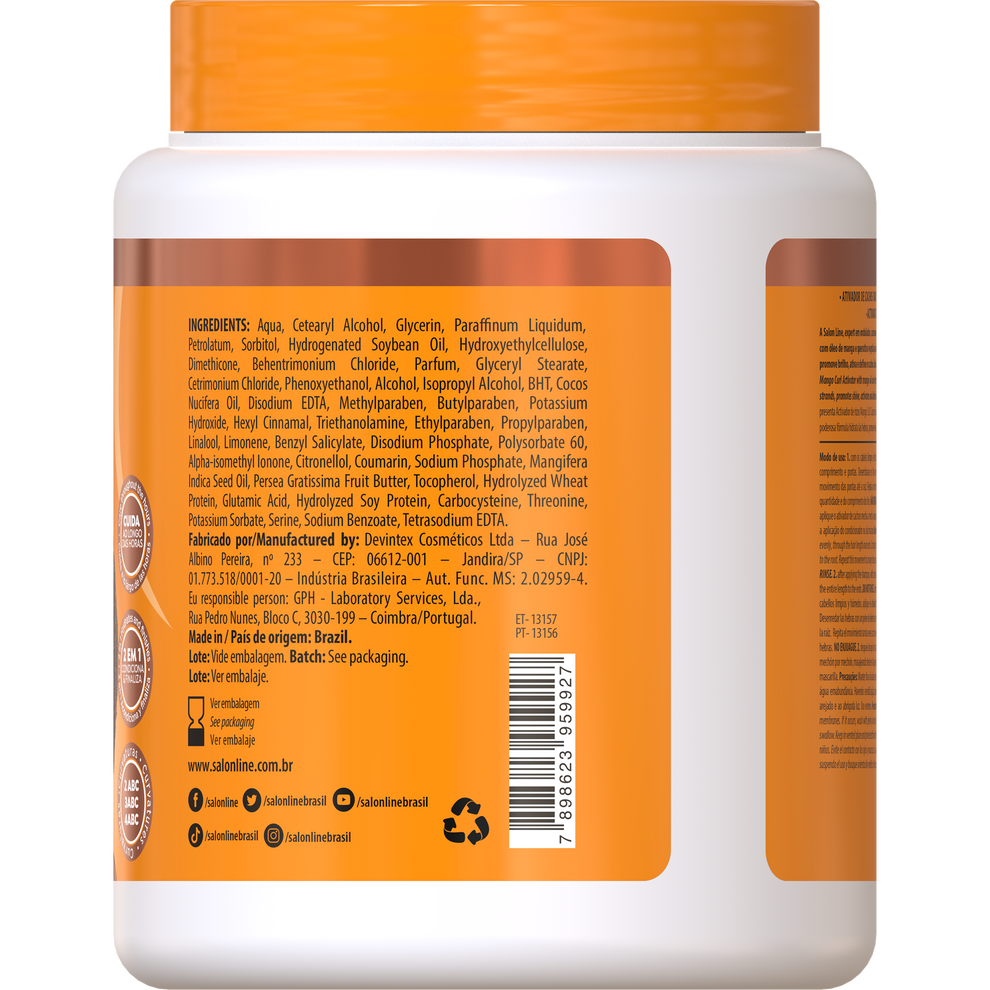 Salon Line Ativador SOS Cachos Manga 1kg