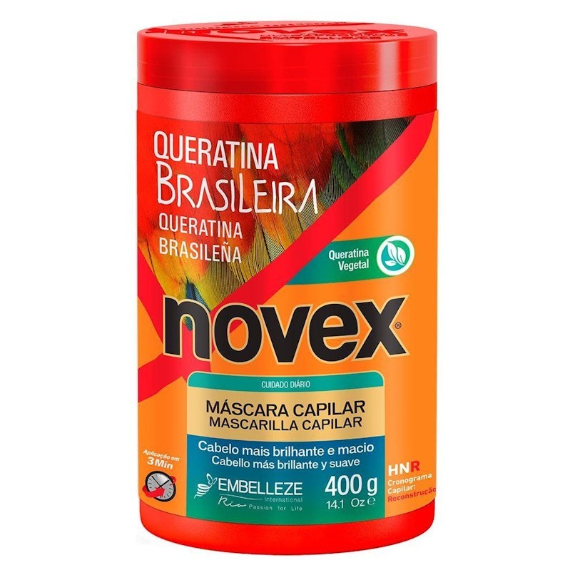 Novex Máscara Queratina Brasileira 1kg/400g