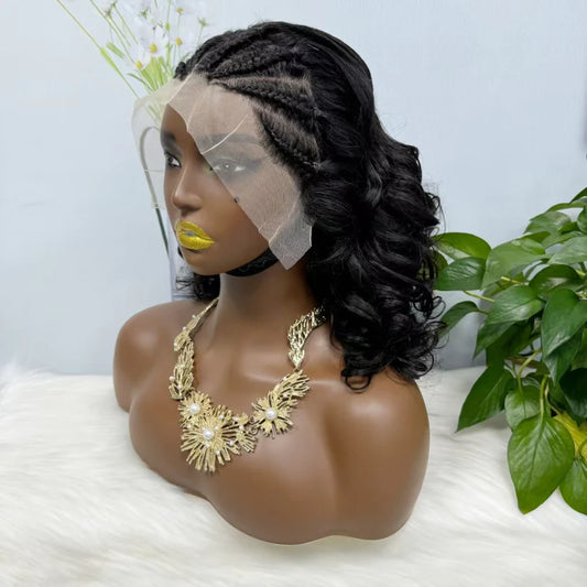 13*4 Briad Lace Wig Loose Natural Virgin Human Hair Wig Color NC