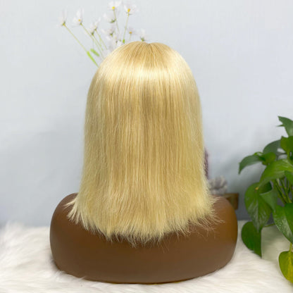 13*4 BoB Wig Straight Wigs Color 613# 200% Density