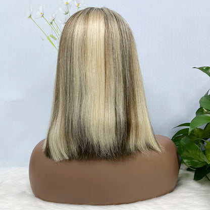 13*4 BoB Wig Straight Wigs Color P8/613# 200% Density