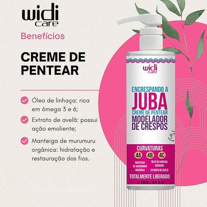 Widi Care Juba Creme de Pentear Encrespando 500ml