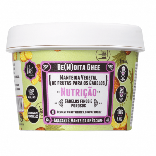 Lola Be(M)Dita Ghee Máscara Nutrição Abacaxi E Manteiga De Bacuri 100g