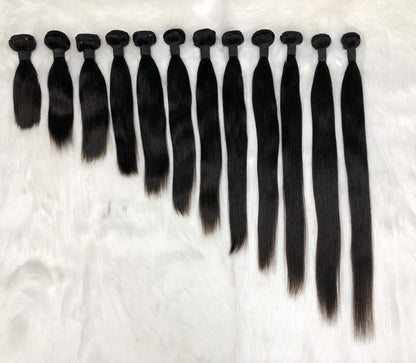 10A Natural Hair Bundles Straight Virgin Woman Human 10inch-42inch