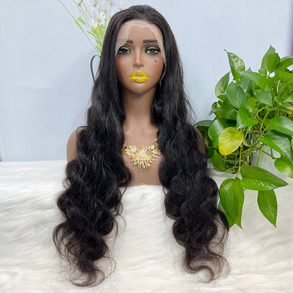 13*4 Lace Wig Body Wave Natural Virgin Human Hair Lace Wigs Color NC 200% Density