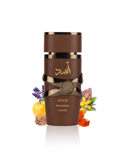 Perfume Lattafa Asad Bourbon Eau de Parfum Masculino 100ml
