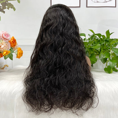 5*5 HD Glueless Lace Wig Natural Wave Virgin Human Hair Lace Wigs Natural Color 250% Density