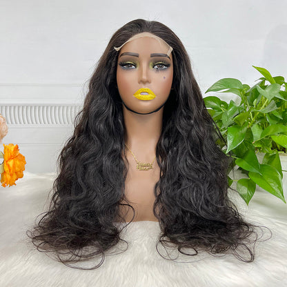 5*5 HD Glueless Lace Wig Natural Wave Virgin Human Hair Lace Wigs Natural Color 250% Density