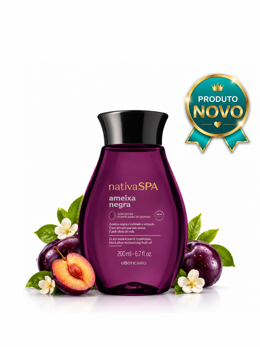 Óleo Hidratante Nativa Spa Ameixa Negra, 200ml