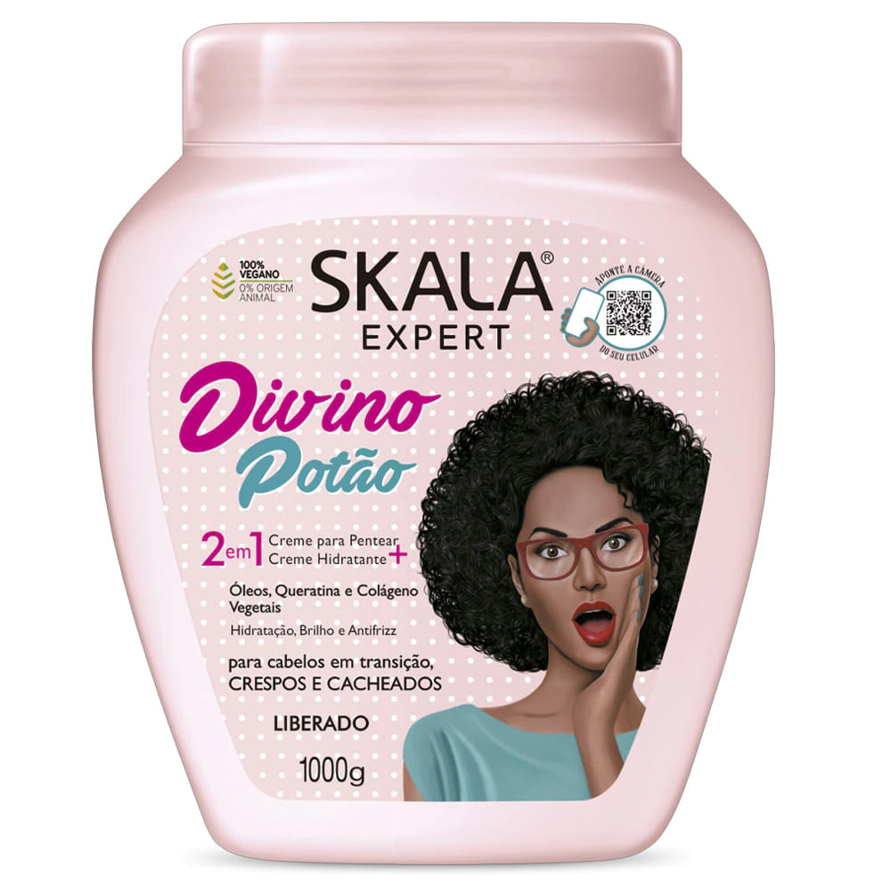 Máscara Capilar 2 Em 1 Skala Divino Potão 1kg